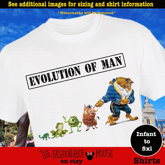 Disney Men's Shirt Funny Disney Shirt Beast Shirt Mike