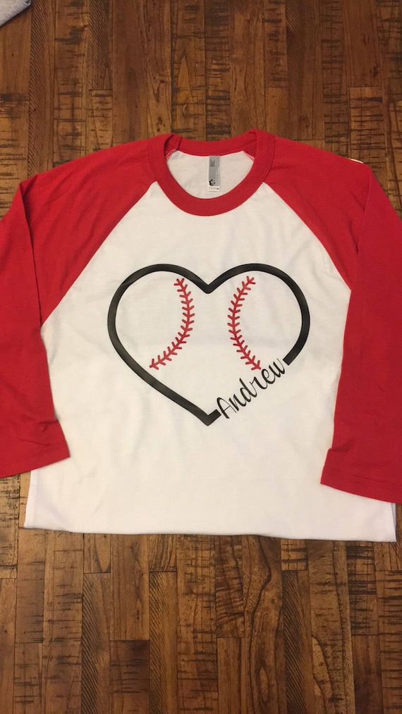 Items similar to Ladies baseball tee on Etsy