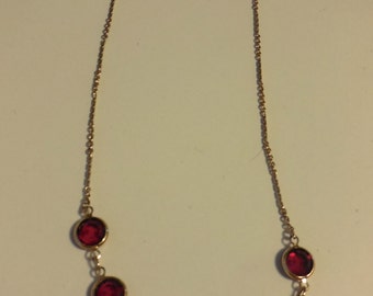 Red and Gold necklace