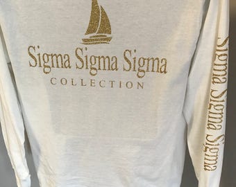 Sigma Sigma Sigma long sleeve tshirt