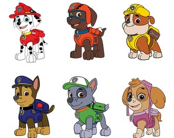 Paw patrol clipart | Etsy