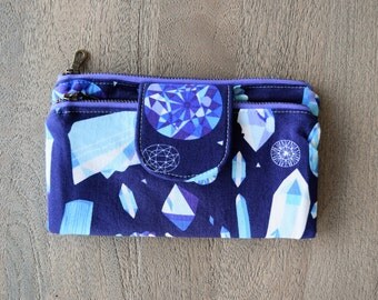Zipper Wallet, Wallet, Woman's Wallet, Clutch, Clutch Wallet, Purse, Double Zipper Wallet, Double Zip Wallet, Double Pocket Zippered Wallet