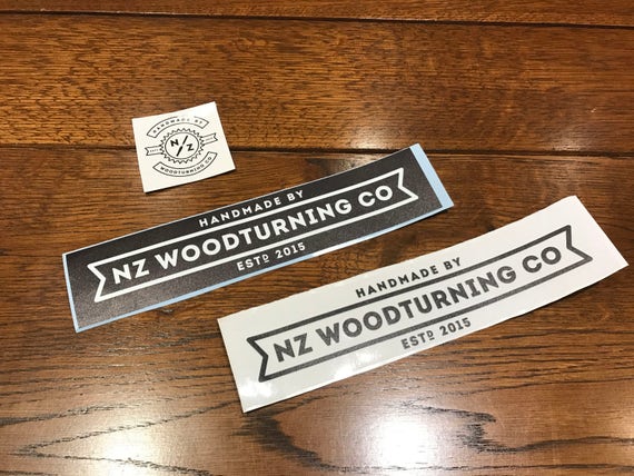 Set of 3 NZ WoodTurning Stickers!