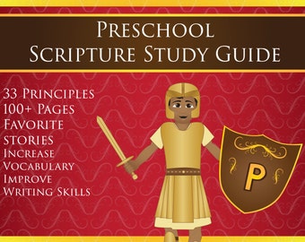 Book of Mormon Study Guide for Preschool | Scripture Prints for Family Home Evening | FHE | LDS Gifts