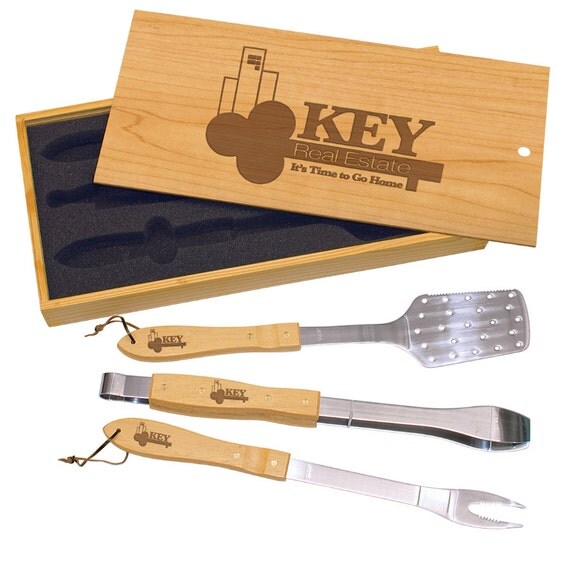 BBQ Gift Set BBQ Tools BarBQue Tool Set Custom BBQ