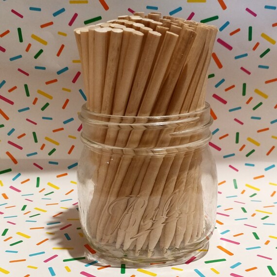 100 Candy Apple Sticks