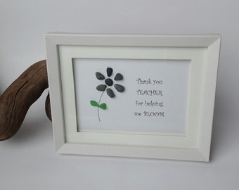 Teacher gifts / Teacher / Sea glass art / Teacher appreciation gift / Home decor / Pebble art / Ocean art / Nova Scotia / Picture frame