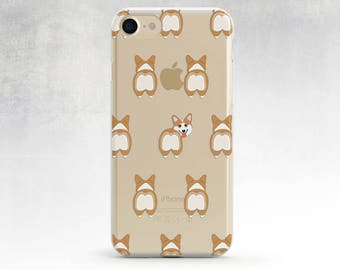 Clear Corgi Case Clear Iphone 7 Case Corgi Butt Clear Iphone 7 Case Corgi Iphone 6 Case Clear Cases Clear Dog Cases Iphone 6s Case Iphone 5s