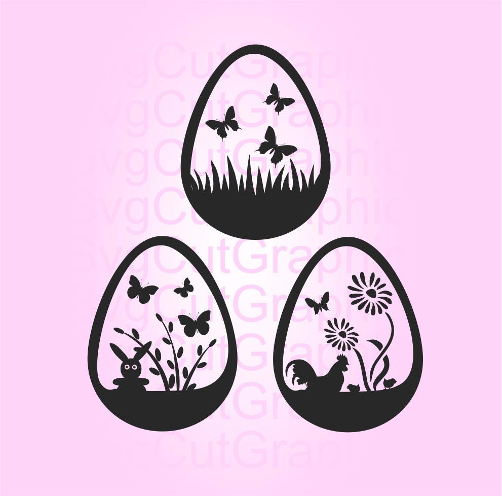 Download Easter Egg SVG SVG Eggs SVG Egg Frame Easter Eggs Svg files