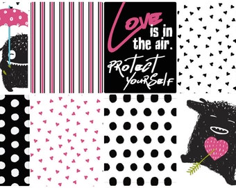 Love is in the Air - Anti-Valentine's Day - Full Box Planner Stickers