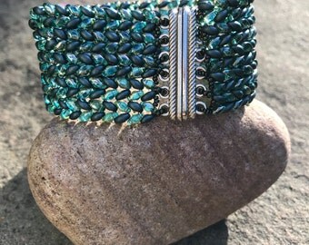 Herringbone Cuff Bracelet