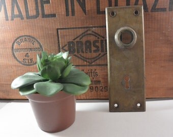 Antique Solid Brass Door Plate