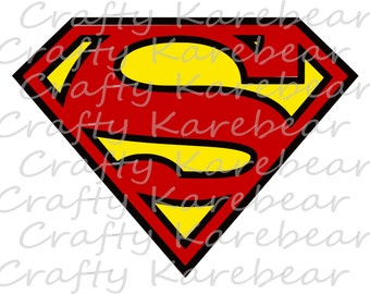 Superman SVG and DXF Digital File Download