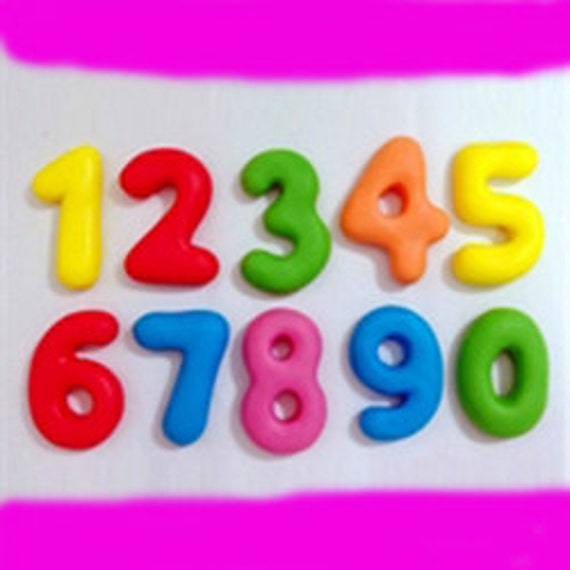 numbers small fondant edible number birthday cakes