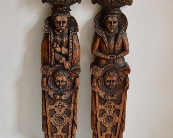 Amazing Couple of Wood Carvings