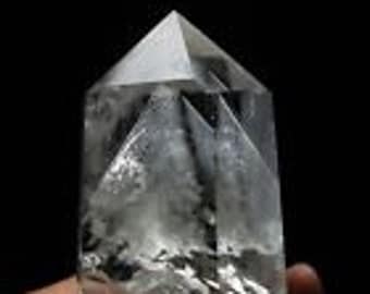 NATURAL WHITE GHOST Crystal Quartz.