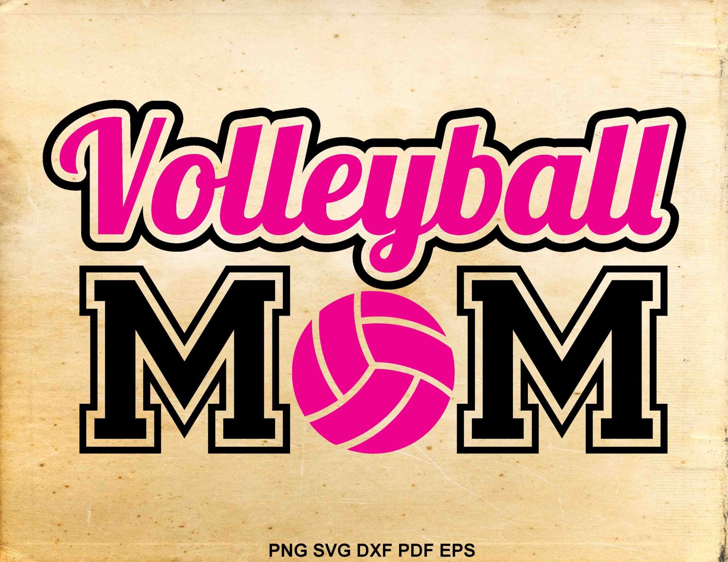 Download Volleyball mom svg Iron on designs Volleyball svg file Mom