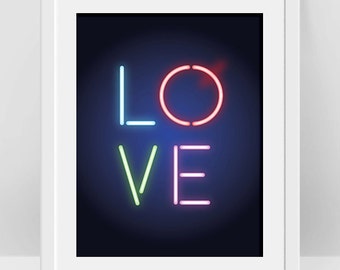 Neon Wall Art neon sign | etsy Neon Wall Art neon sign | etsy