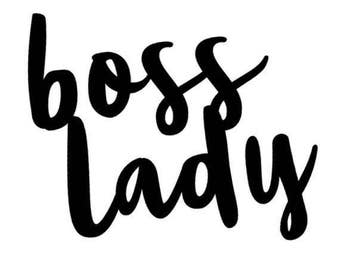 Download Boss lady decal | Etsy