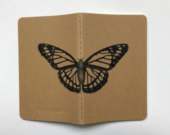 Hand Drawn Butterfly Moleskine Notebook