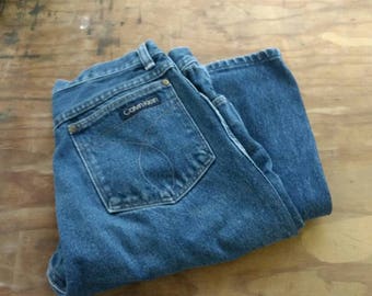 1980s high waisted Calvin Klein mom jeans