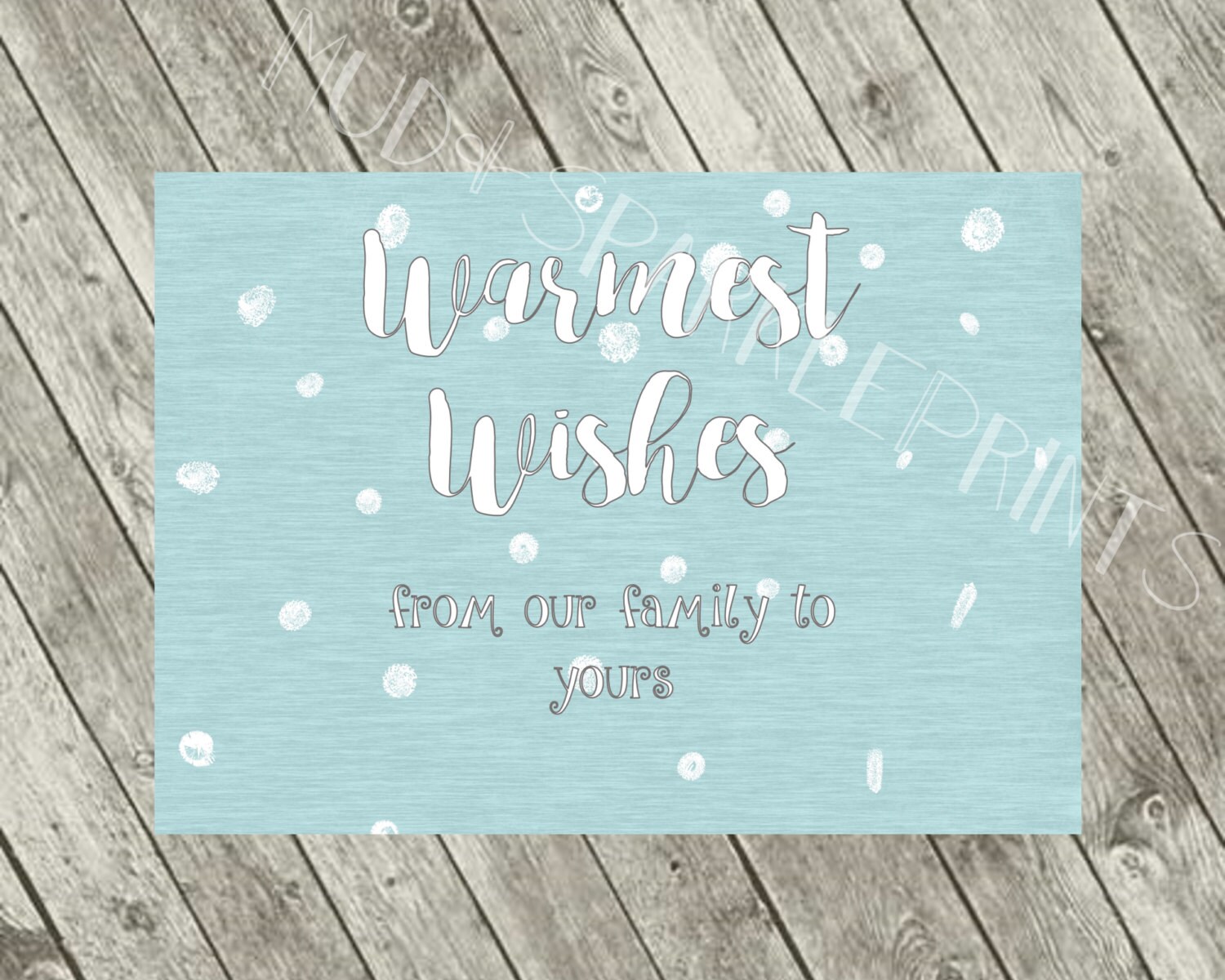Warmest Wishes Holiday Card