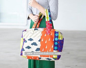 Paper Pattern | Echino Square Boston Bag Pattern