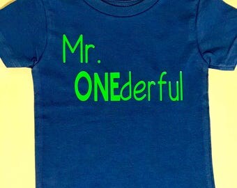 Mr ONEderful infant t-shirt