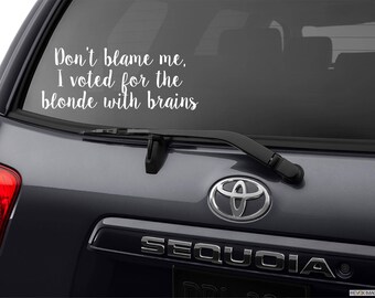 Liberal decal, Anti Trump, Dump Trump, Political Decal, Resist Decal, Democrat, Liberal, Feminist Decal, Sticker, Bumper Sticker, Feminist