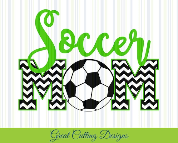 Download Soccer SVG Cut File soccer mom svg DXF cut file Cricut svg