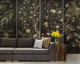japanes wallpaper, chinese wall mural, chinese decal, chinese wallpaper, texture wallpaper, pattern wallpaper, japnes wall decal