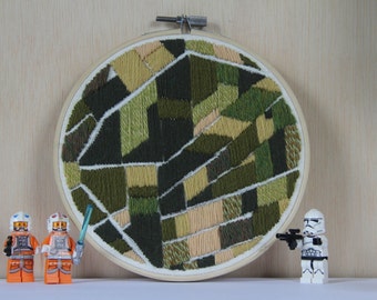 Utrera, Spain Hand Embroidered Wall Hanging