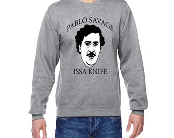 Pablo Savage Sweater mens womens unisex 21 savage pablo escobar