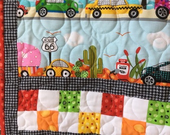 Car Quilt Kit Colorful Quilt Kit Kids Quilt Kit Easy Quilt Kit Quilt Kit for Child's Quilt