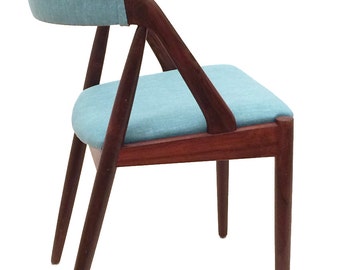 4 Mid Century dining chairs by Kai Kristiansen for SVA Møbler in Brazilian Rosewood - new upholstery
