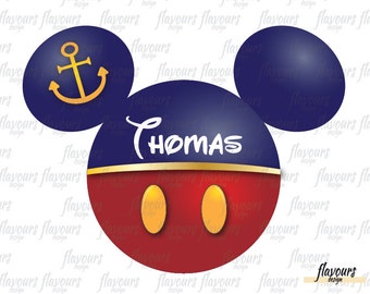 Mickey Mouse Cruise - INSTANT DOWNLOAD - Disney Cruise - Family Vacation - Family Vacation Iron On Transfer - DIY Disney Shirts