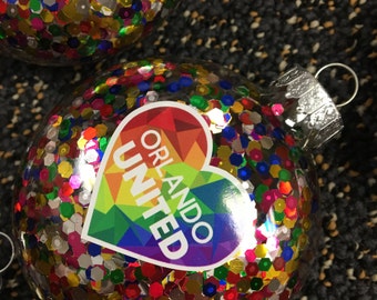 Orlando United Holiday Ornaments Orlando One Pulse Orlando United christmas decor pulse christmas ornament support pulse shooting victims