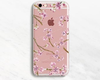 Cherry Blossoms iPhone 7 Case Clear iPhone 6 Case Clear iPhone 6 Plus Case Clear iPhone 7 Plus Case Clear iPhone Case Clea