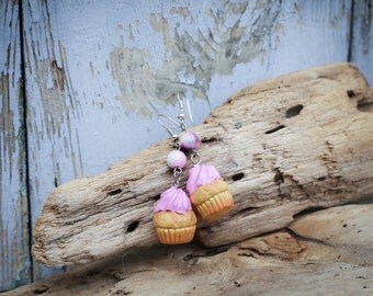 Cupcake earrings