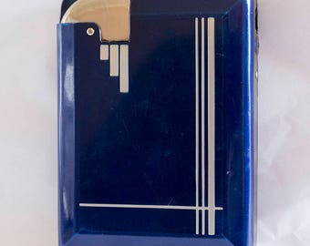 Fabulous 1930s Art Deco Cigarette Case "Magic Case" - ejected lit cigarettes (supposedly)!