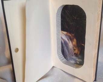 Hollow Book Safe. Magnetic closure.