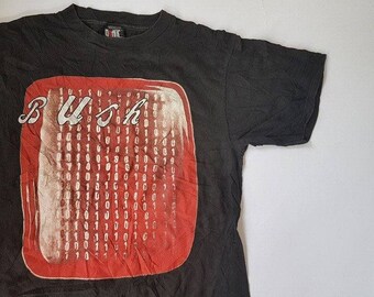 Vintage 1995 Bush Sixteen Stone Era Tour T Shirt size L (W 21.5 x L 30) | Nirvana Pearl Jam Candlebox Better Than Ezra Dishwalla Mad Season