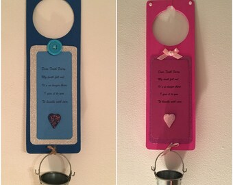 Tooth fairy door hanger