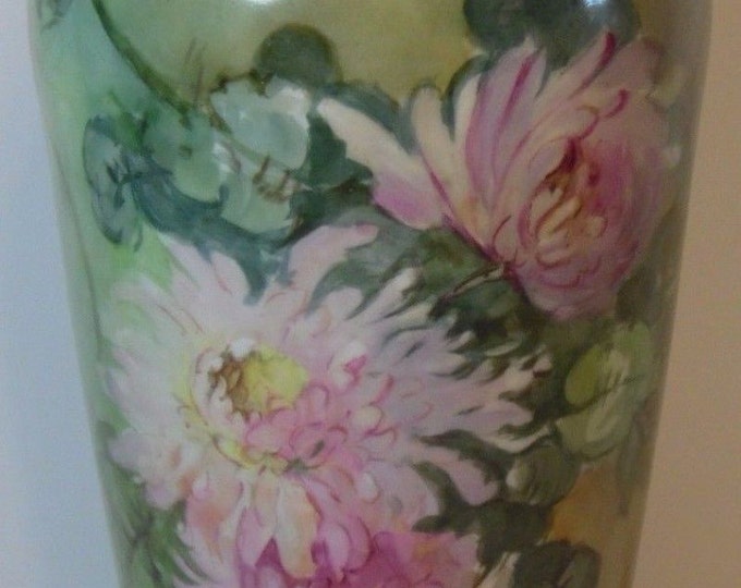Brilliant Large Jean Pouyat Limoges Vase