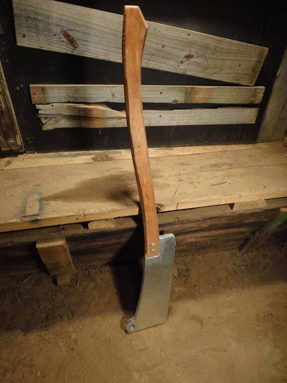 Large Wooden Meat Cleaver Prop Weapon Slaughterhouse