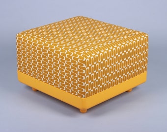 FeierbachCube stool 70s seat cube zip