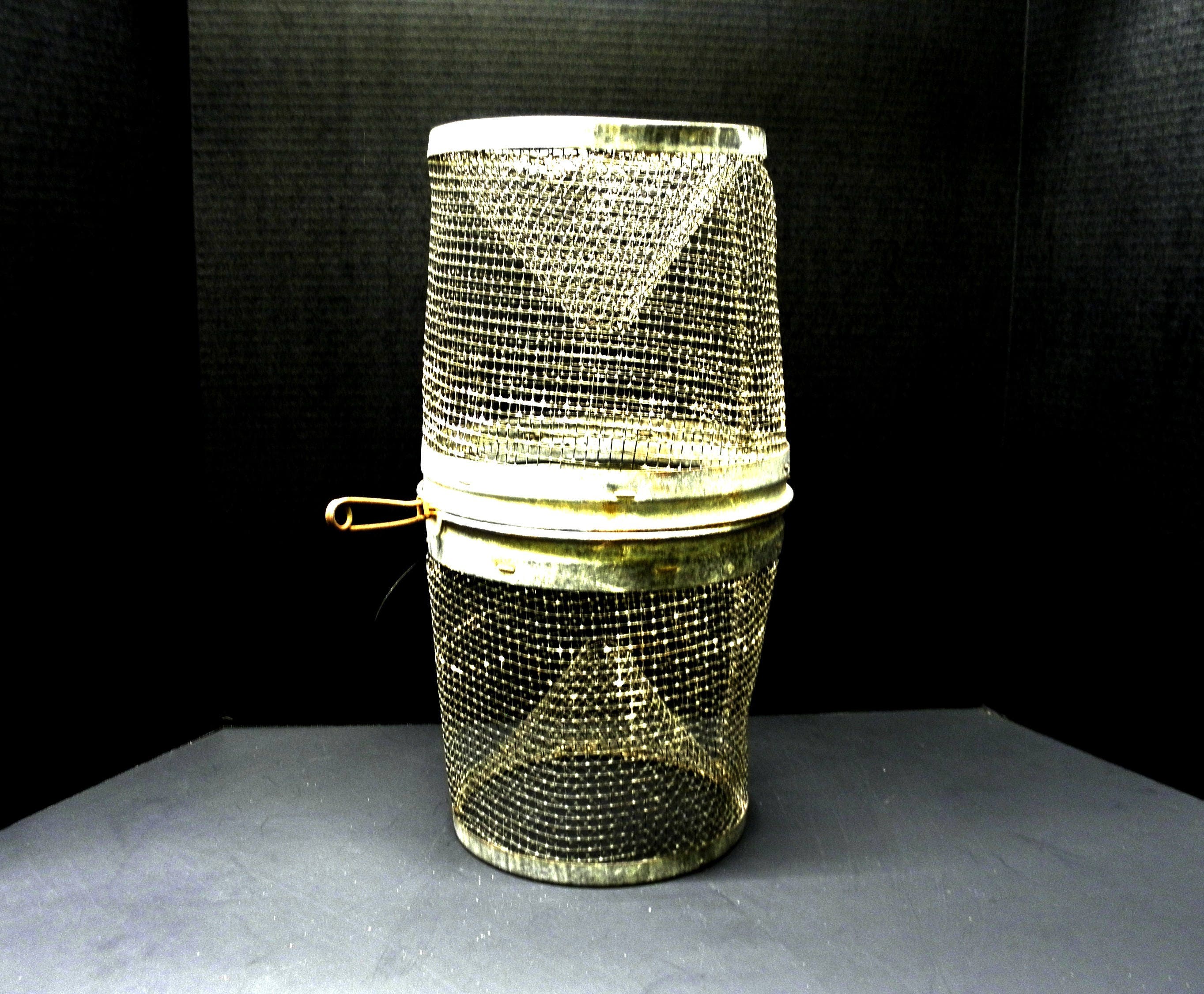 Vintage Minnow Basket Old Fish Trap Rustic Fishing Gear