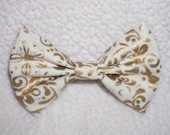 SALE! Golden Damask | baby bow, toddler bow, headband