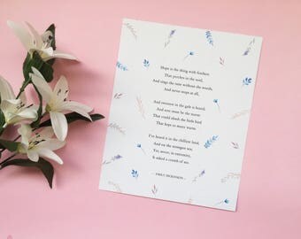 hope poem by emily dickinson hope poem by emily dickinson