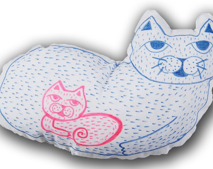 Hand painted Cat Pillow I Cat Plush I Pet Pillows I Cute I Cat Pillow I Cat I Gift I Cushion I Cool Cat I Kitten I Pillow I Gift I Art I 3D